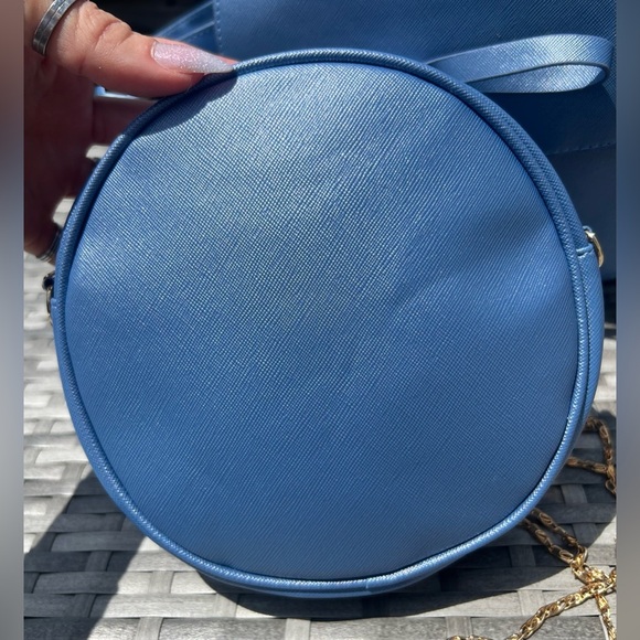 NWOT Women’s 3pc Vegan Leather Mini Backpack Shoulder Bag & Card Wallet​ - Picture 5 of 12